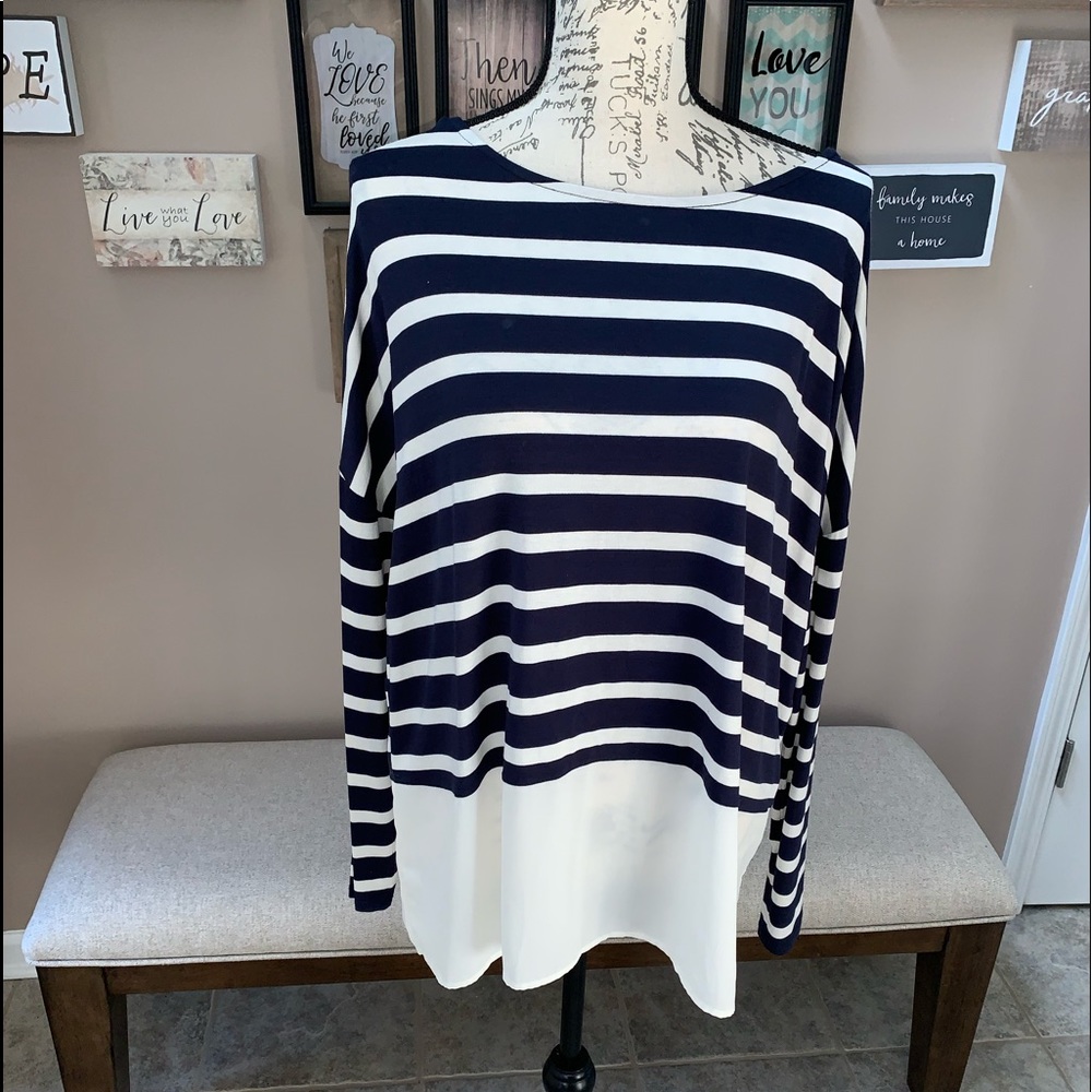Simply Styled by Sears Long Sleeve Womens Large
